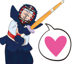 Let's play Kendo sticker #13468047