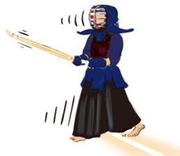 Let's play Kendo sticker #13468052