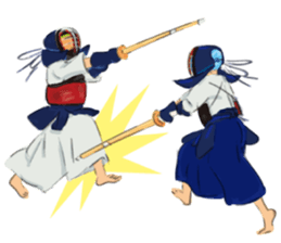 Let's play Kendo sticker #13468064