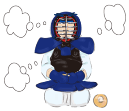 Let's play Kendo sticker #13468067