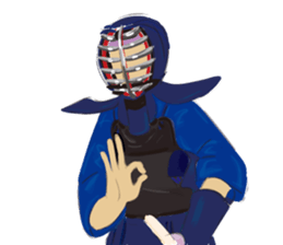 Let's play Kendo sticker #13468068