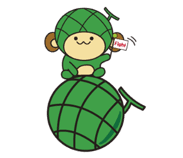 Fruit Monkey Ver2 sticker #13468821