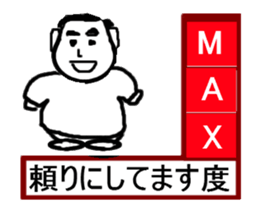 measuring feeling sticker #13469123