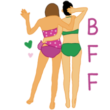 Bikini girls sticker #13469392