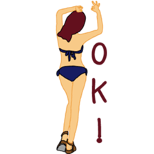 Bikini girls sticker #13469397