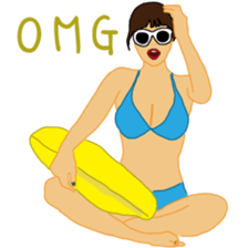 Bikini girls sticker #13469398