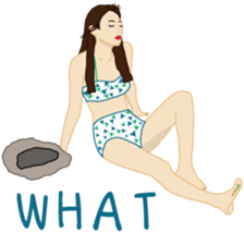 Bikini girls sticker #13469407