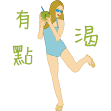 Bikini girls sticker #13469420