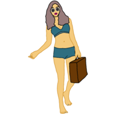 Bikini girls sticker #13469422