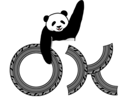 Panda, appeared in the balloon 2 sticker #13469588