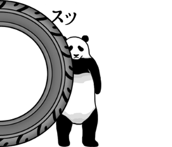 Panda, appeared in the balloon 2 sticker #13469613