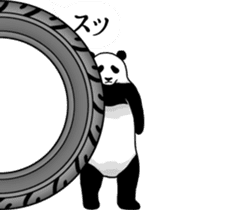 Panda, appeared in the balloon 2 sticker #13469613