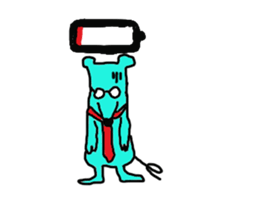 Japanese Office Worker Mouse sticker #13470568