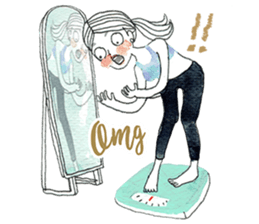 MSHAPPYDIET sticker #13470653