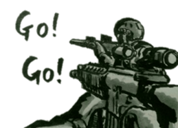 military sticker fps and military dog sticker #13471513