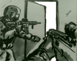 military sticker fps and military dog sticker #13471519