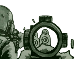 military sticker fps and military dog sticker #13471523