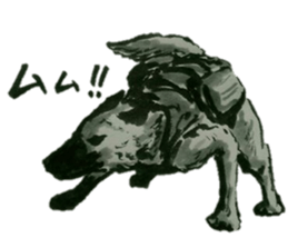 military sticker fps and military dog sticker #13471528