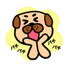 pug rapu sticker #13471728