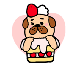 pug rapu sticker #13471733