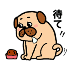 pug rapu sticker #13471735