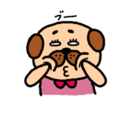 pug rapu sticker #13471740
