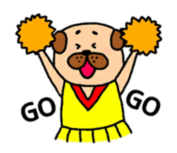 pug rapu sticker #13471749