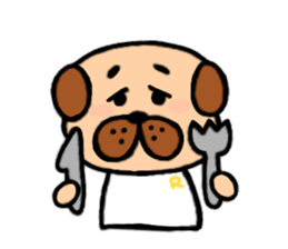 pug rapu sticker #13471751