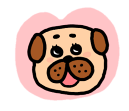 pug rapu sticker #13471756