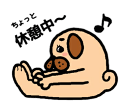pug rapu sticker #13471759