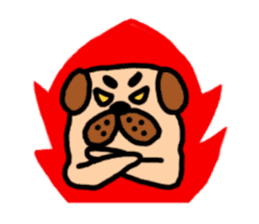 pug rapu sticker #13471765