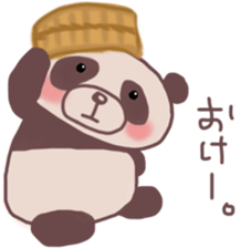 Languid panda sticker sticker #13471885