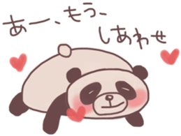 Languid panda sticker sticker #13471893