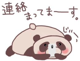 Languid panda sticker sticker #13471904
