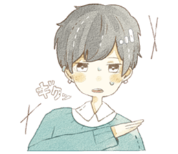 yuruhuwakeisticker~couple~ sticker #13472006