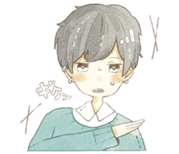yuruhuwakeisticker~couple~ sticker #13472006