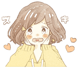 yuruhuwakeisticker~couple~ sticker #13472013
