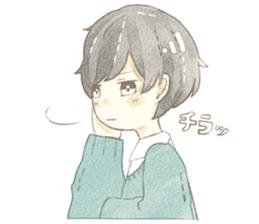 yuruhuwakeisticker~couple~ sticker #13472014