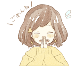 yuruhuwakeisticker~couple~ sticker #13472021