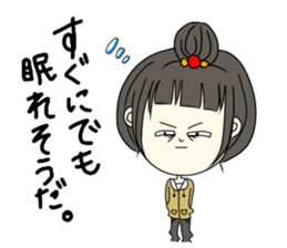 Daily life of a cute girl sticker #13472161