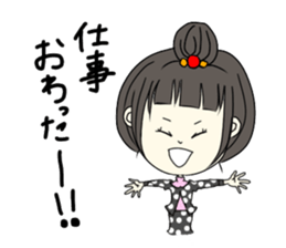 Daily life of a cute girl sticker #13472175