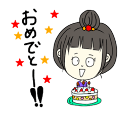Daily life of a cute girl sticker #13472178