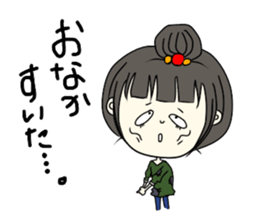 Daily life of a cute girl sticker #13472181