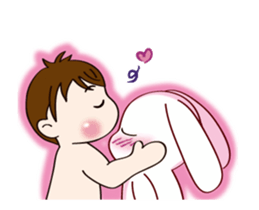 Mochi Baby to move a bit together sticker #13472205