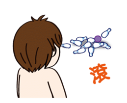 Mochi Baby to move a bit together sticker #13472211