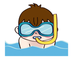 Mochi Baby to move a bit together sticker #13472212