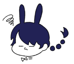 cute Bunny Girls sticker #13473365