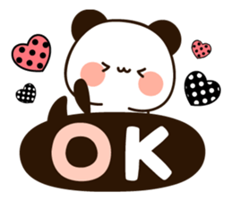 Friendly uruuru panda sticker #13473423