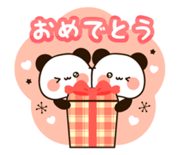 Friendly uruuru panda sticker #13473436