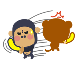 Banana QQ Monkey 3 sticker #13473571